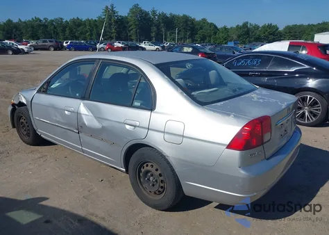 2003 Honda Civic Lx z USA, uszkodzony, nr VIN 2HGES16523H604112